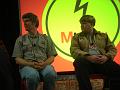 Kimric and another panelist